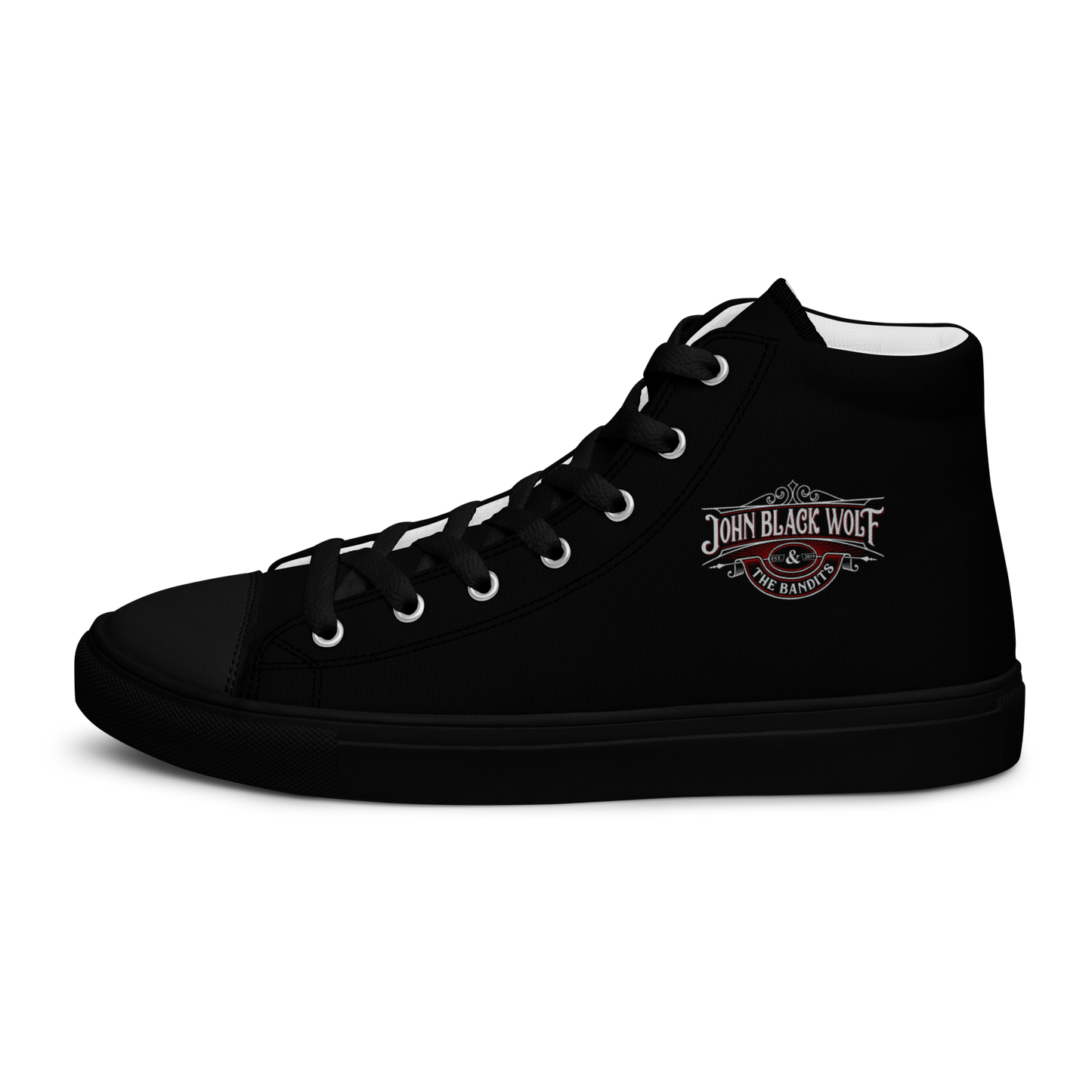 Men’s high top canvas shoes