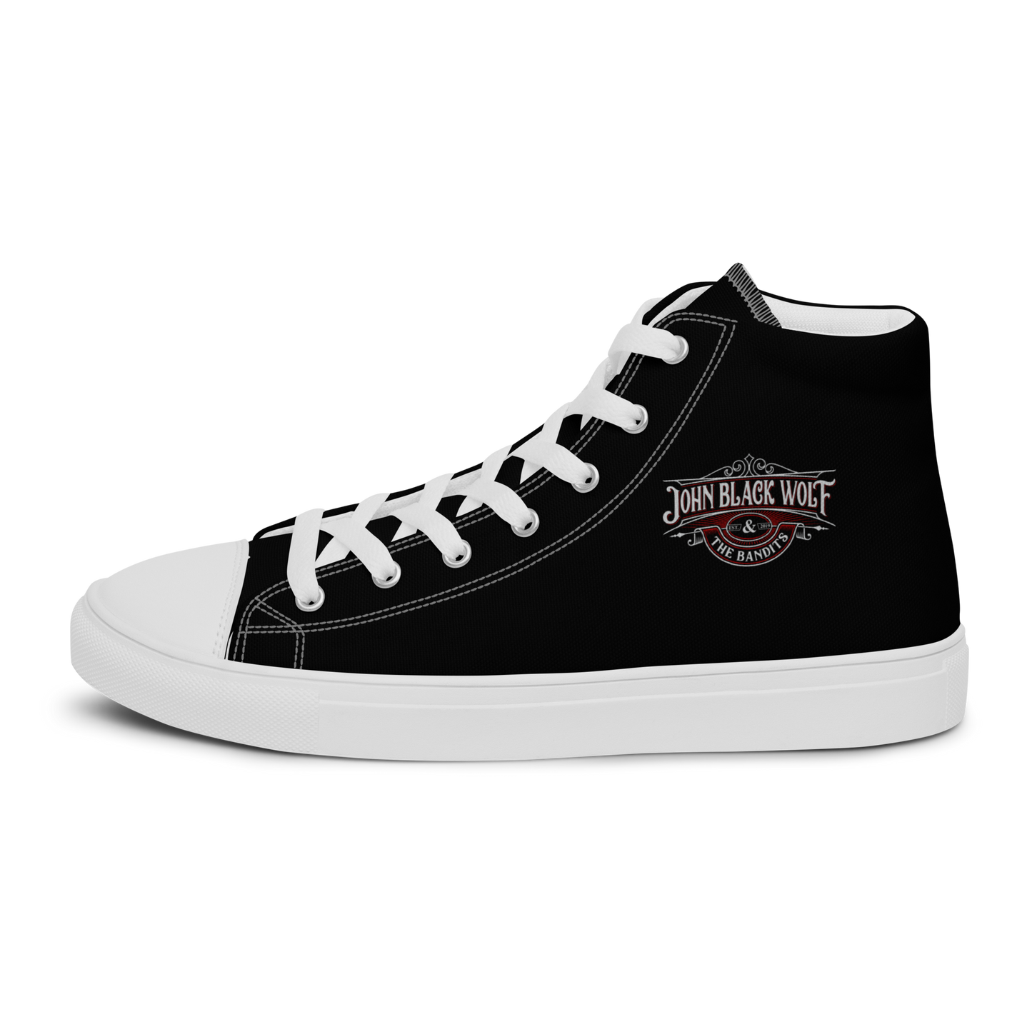 Men’s high top canvas shoes