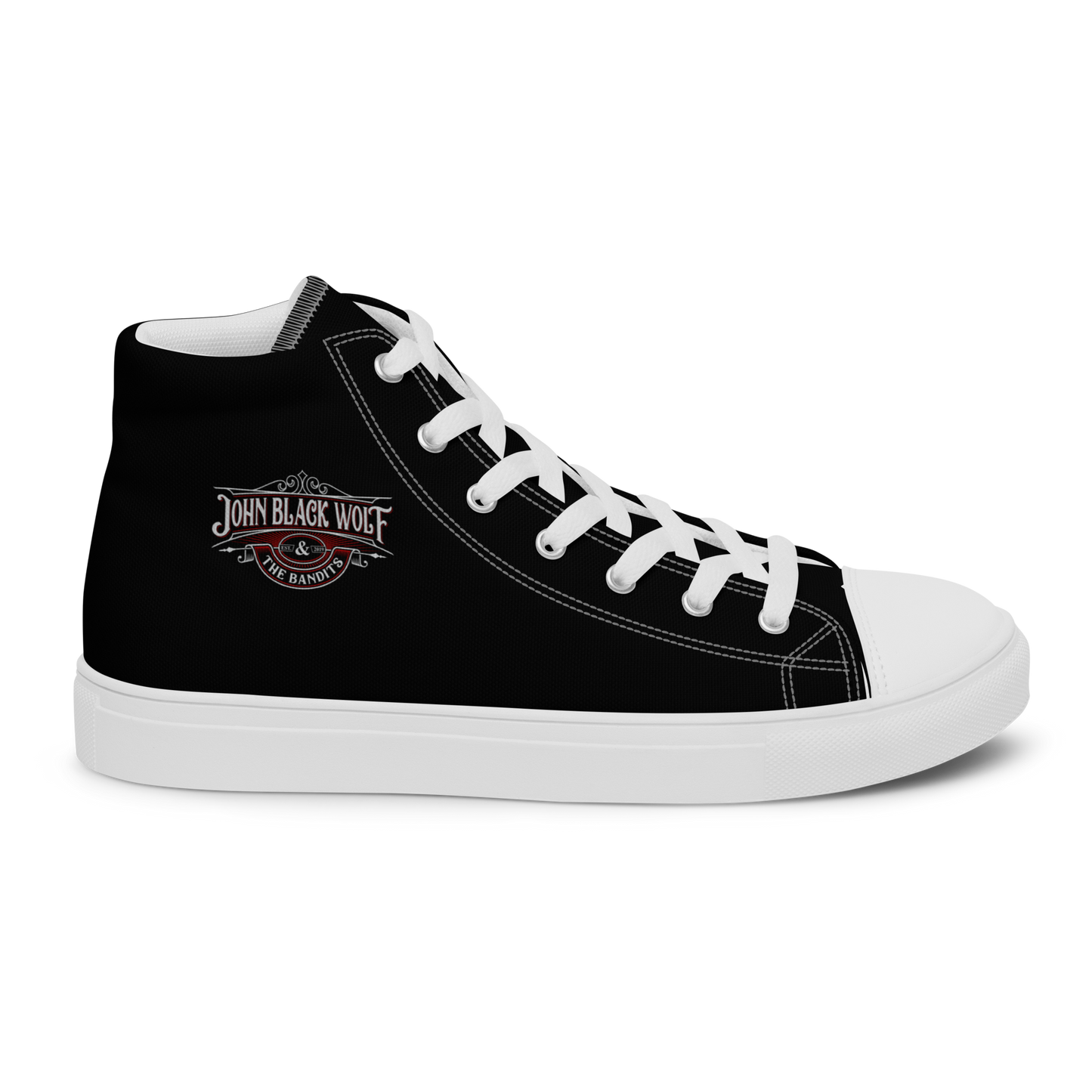 Men’s high top canvas shoes